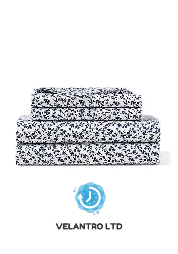 Spencer Sateen Floral Sheet Set
