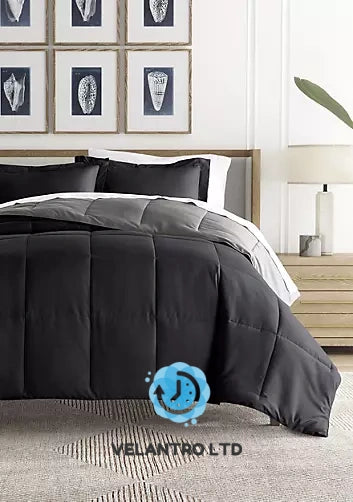 Reversible Ultra Soft Microfiber All Season Down-Alternative Comforter Set