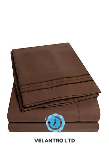 1800 Series 4 Piece Deep Pocket Bed Sheet Set